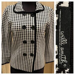 WILLI SMITH Houndstooth Blazer/Jacket
